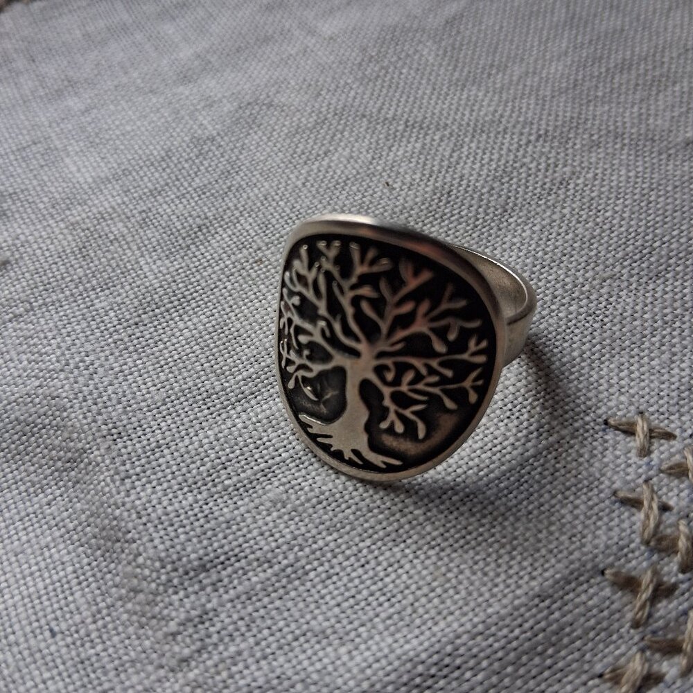 Silver 925 Tree of life Ring